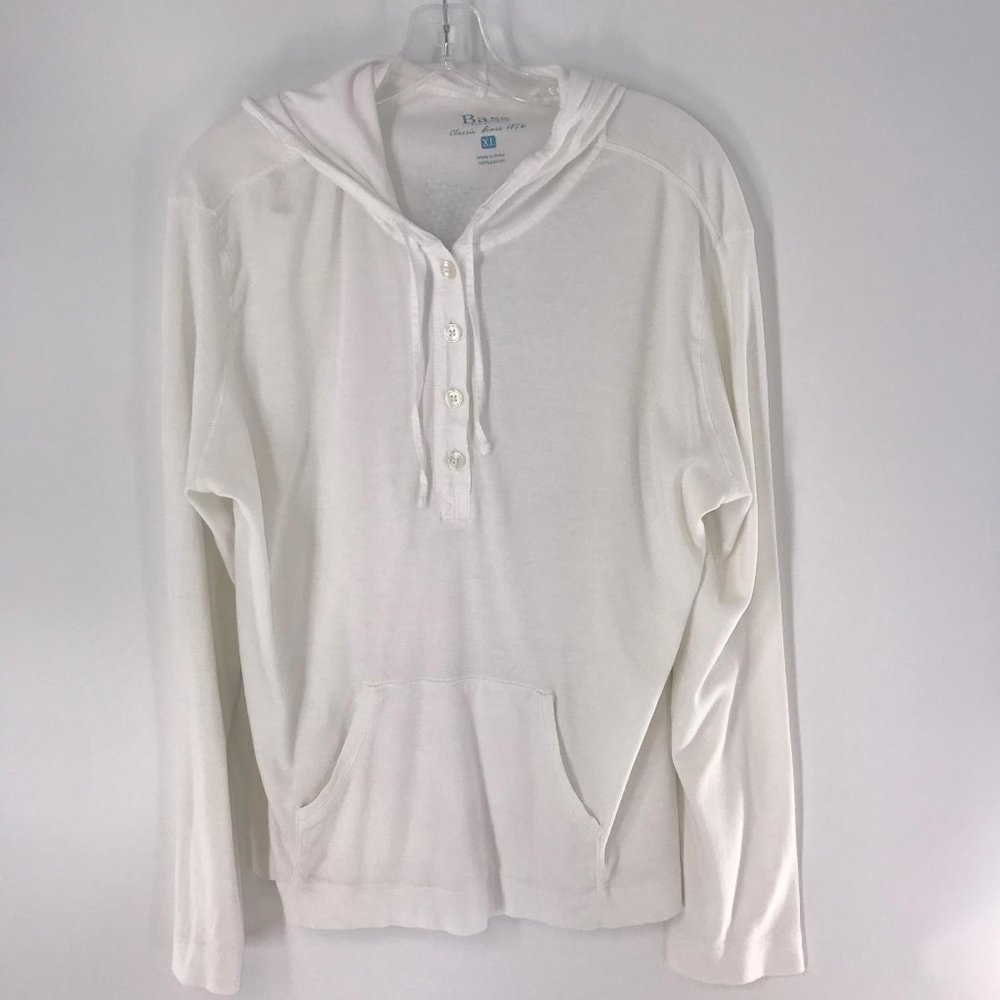BASS‎ HOODED LONG SLEEVE PULLOVER